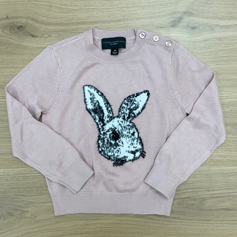 Victoria Beckham x target bunny sweater sz Xs